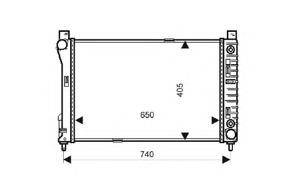 Radiator racire motor