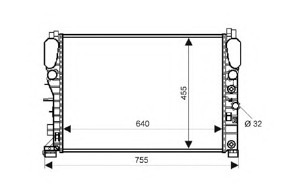 Radiator racire motor