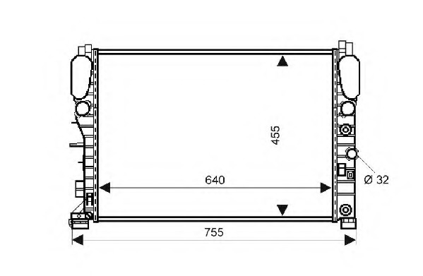 Radiator racire motor