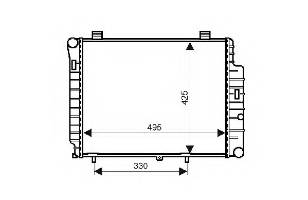 Radiator racire motor