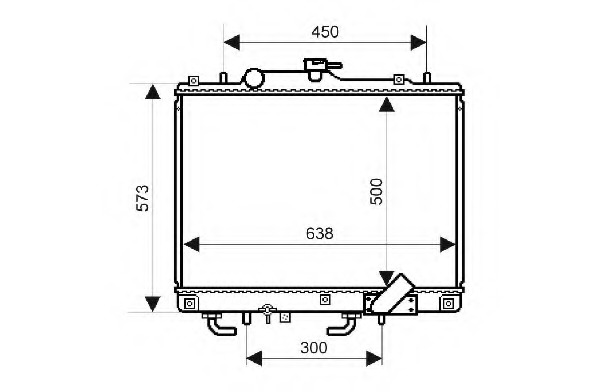 Radiator racire motor