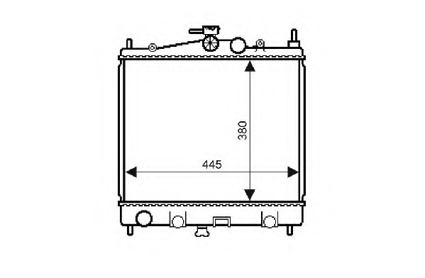 Radiator racire motor