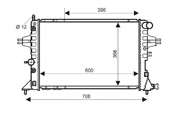 Radiator racire motor