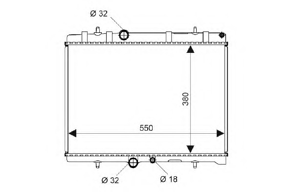 Radiator racire motor