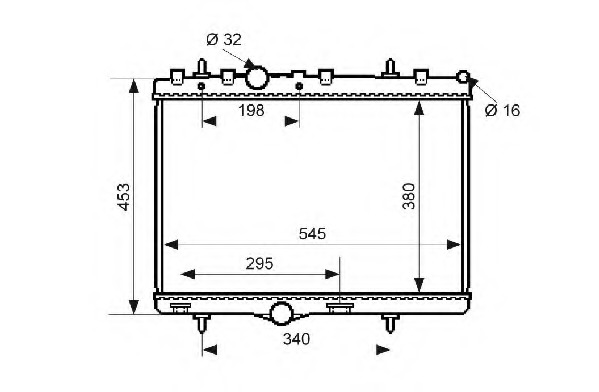 Radiator racire motor