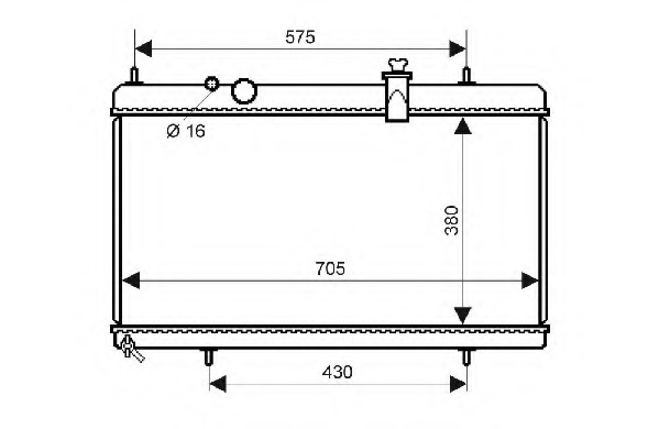 Radiator racire motor