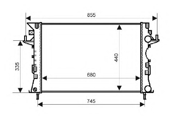 Radiator racire motor