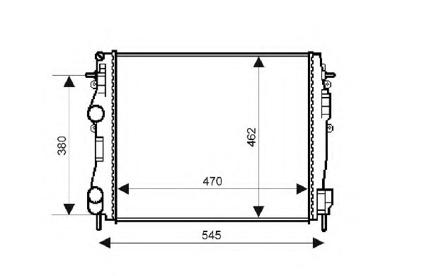 Radiator racire motor