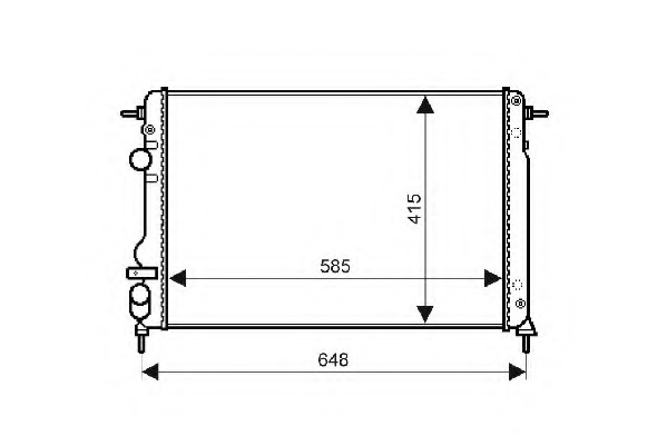 Radiator racire motor