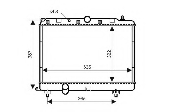 Radiator racire motor