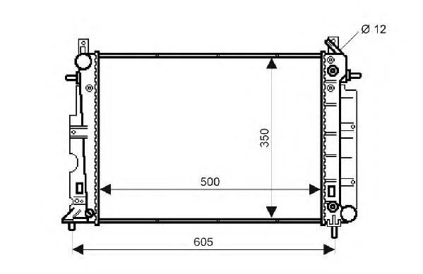 Radiator racire motor