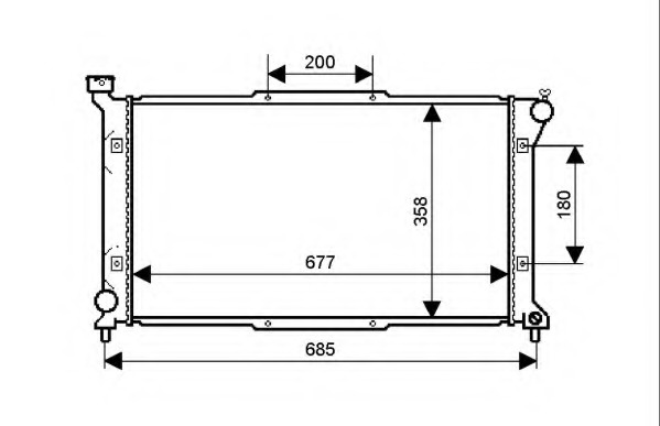 Radiator racire motor