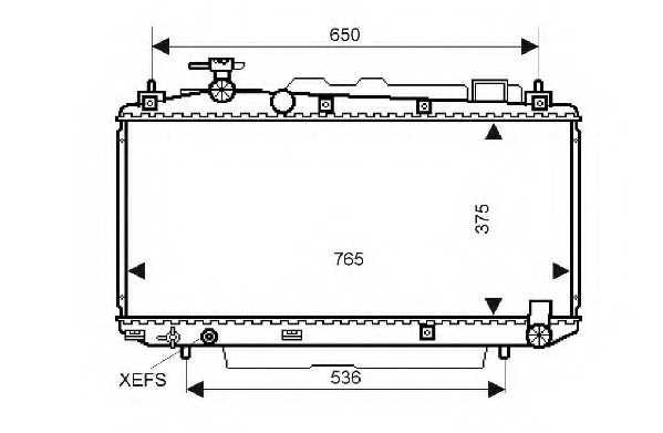 Radiator racire motor