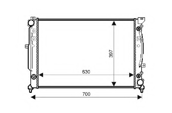 Radiator racire motor