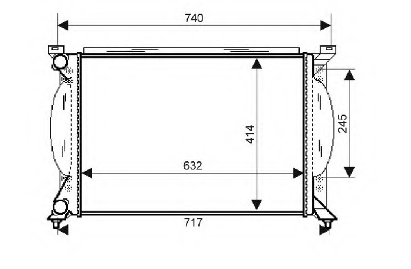 Radiator racire motor