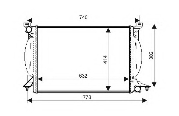 Radiator racire motor