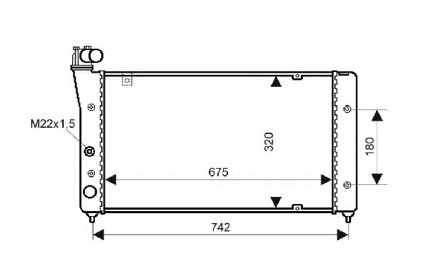 Radiator racire motor