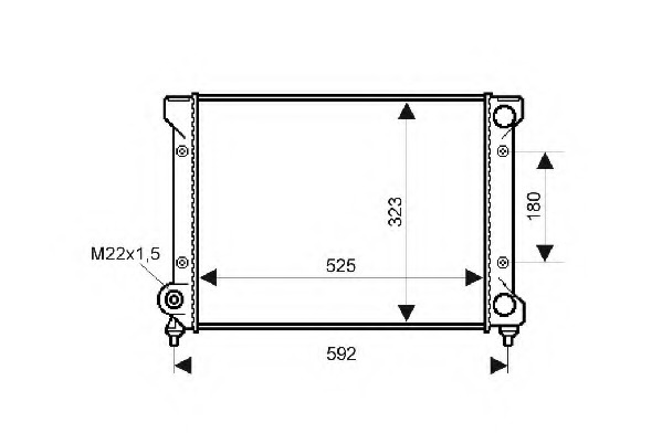 Radiator racire motor