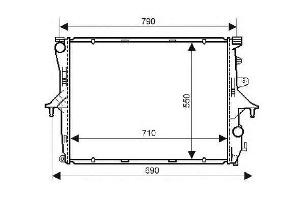 Radiator racire motor