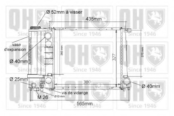 Radiator racire motor