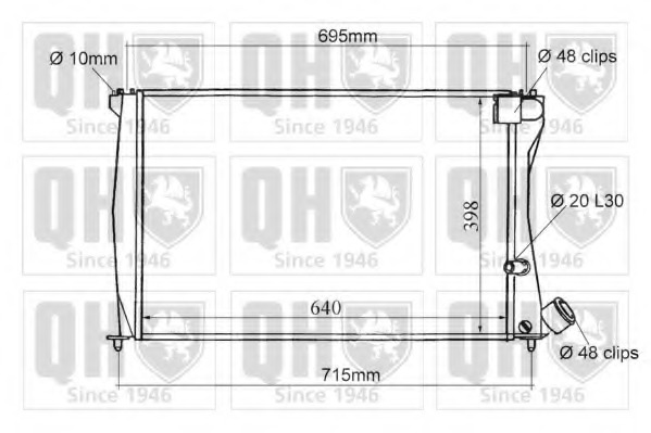 Radiator racire motor