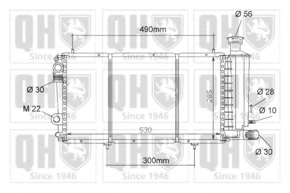 Radiator racire motor