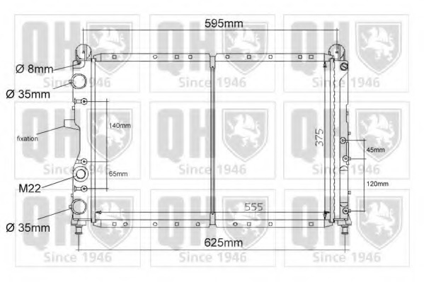 Radiator racire motor