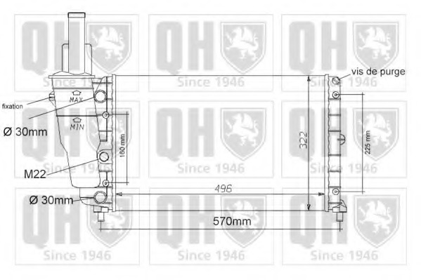 Radiator racire motor