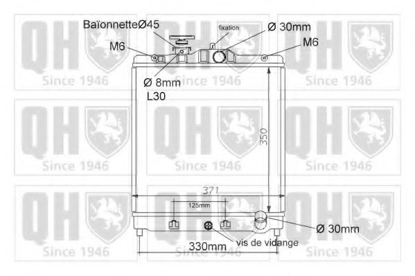 Radiator racire motor