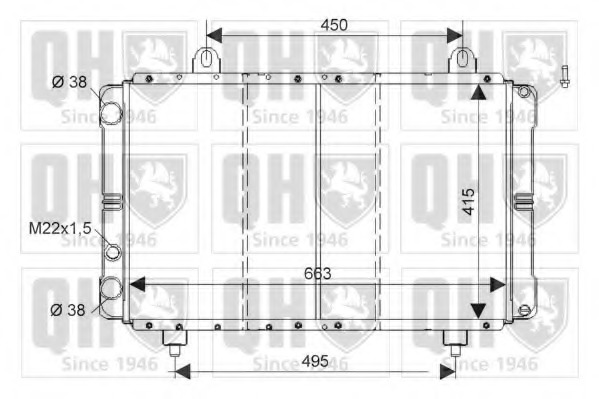 Radiator racire motor