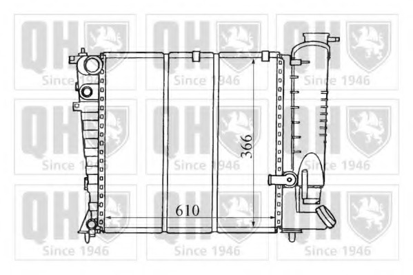 Radiator racire motor