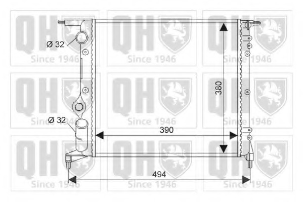 Radiator racire motor