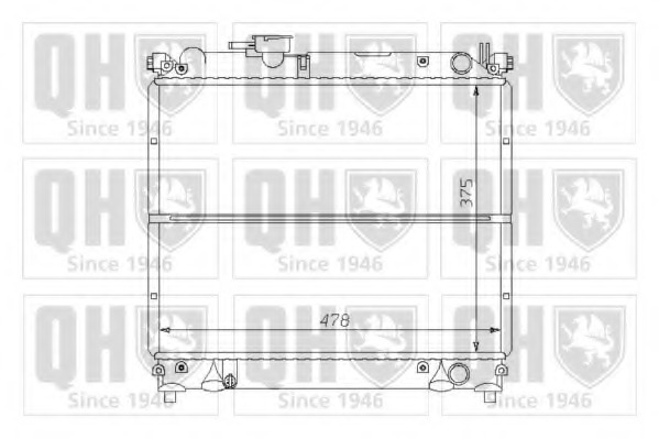 Radiator racire motor