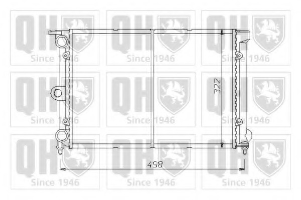 Radiator racire motor