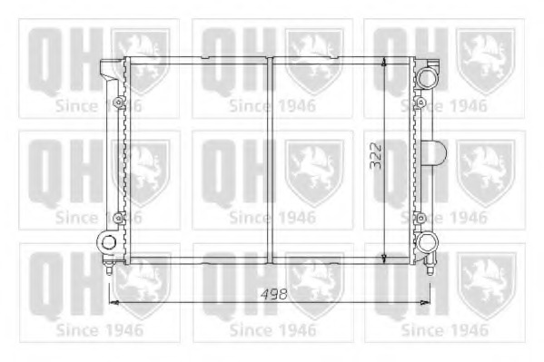 Radiator racire motor