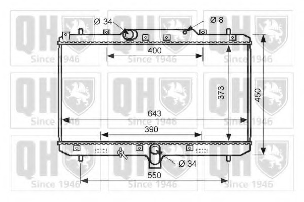 Radiator racire motor