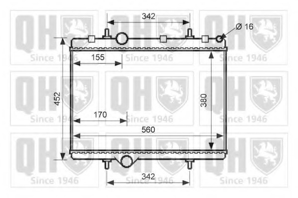 Radiator racire motor