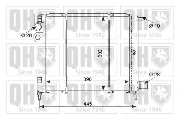 Radiator racire motor