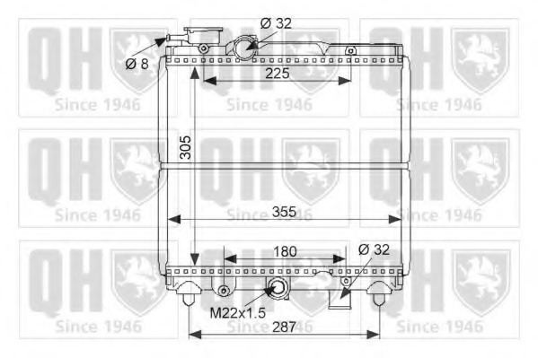 Radiator racire motor