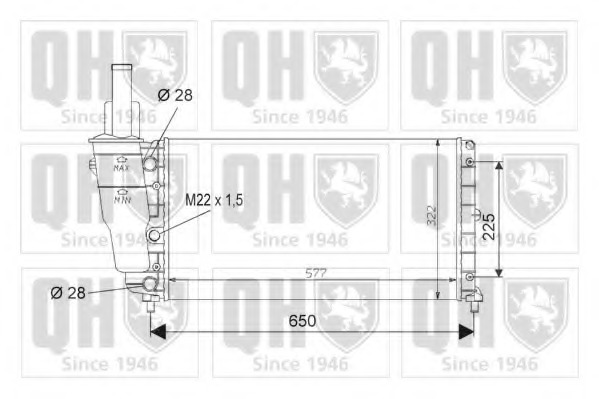 Radiator racire motor