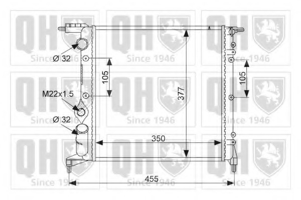 Radiator racire motor