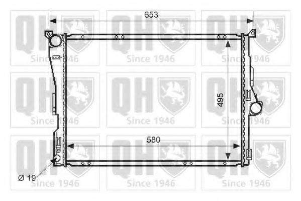 Radiator racire motor