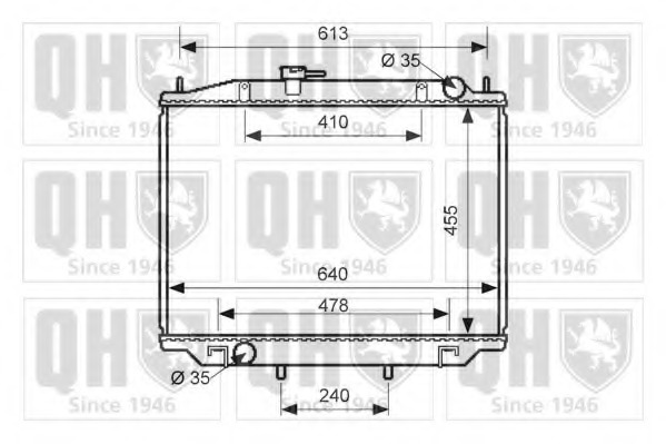 Radiator racire motor