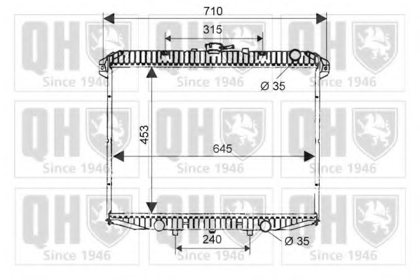 Radiator racire motor