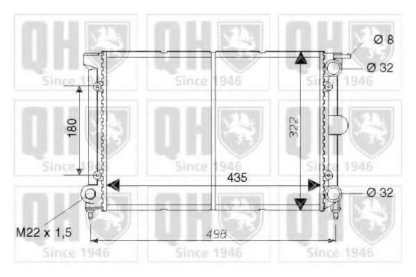 Radiator racire motor