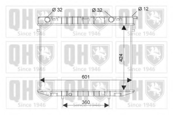 Radiator racire motor