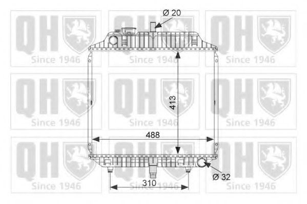 Radiator racire motor