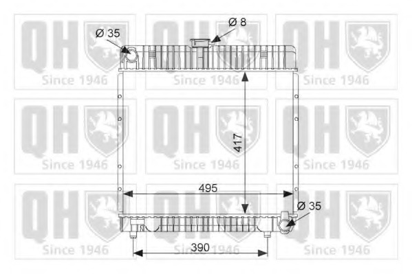 Radiator racire motor