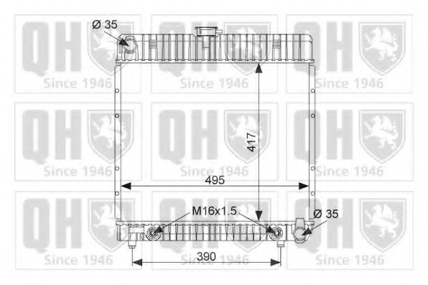 Radiator racire motor