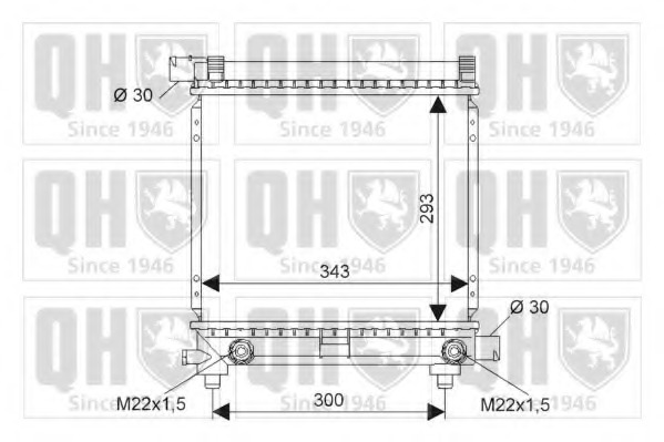 Radiator racire motor